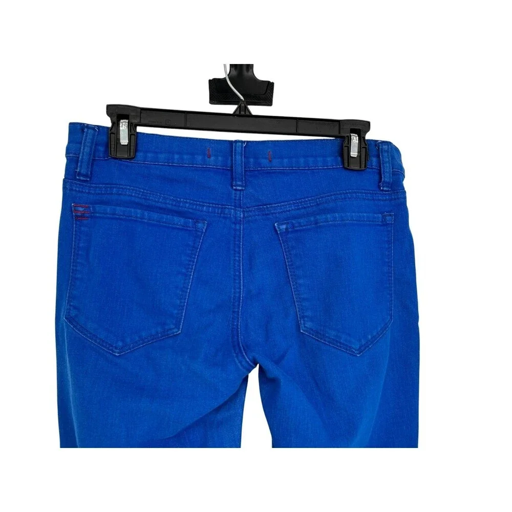 BDG Pants Women's Size 29 x 30 Blue Cigarette Mid Rise Cotton Blend